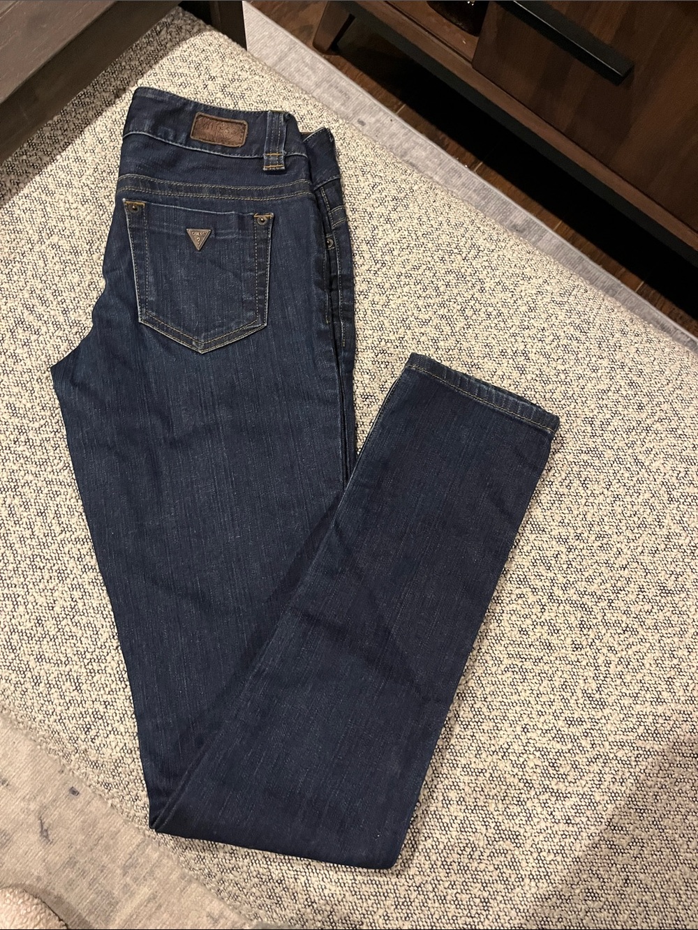 Guess Dark Blue Denim Jeans - Classic skinny
